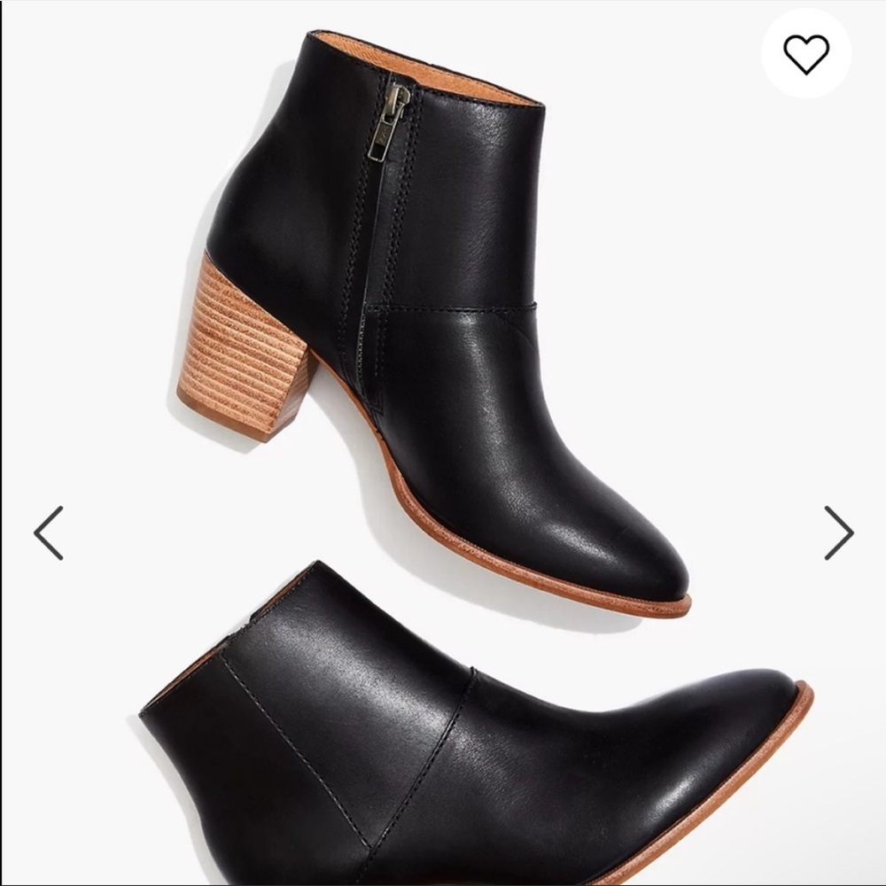 Madewell The Rosie Ankle Boot in Leather
